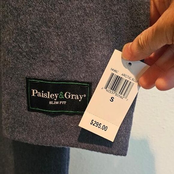 PAISLEY & GRAY Topper Coat - Arctic Blue Soft Touch - SMALL - NWT - Picture 5 of 9